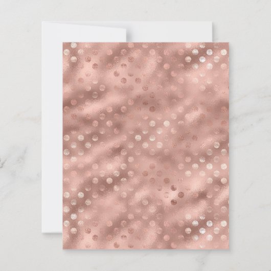 Budget Roos Gold Photo Afstuderen Aankondiging (Achterkant)