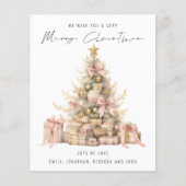 Budget Roos Goudboom 2026 Kalender Kerst (Voorkant)