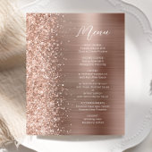 Budget Roos Gouden Glam Glitter Script Bruiloft Me