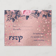 BUDGET Rosegold Blue WEDDING Girly Glam