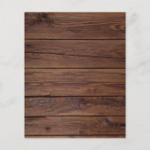 Budget Roustic String Lights Greenery Wedding Invi (Achterkant)