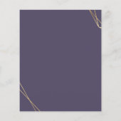 Budget/rouwkaart ter herinnering Condoleance. Flyer (Achterkant)