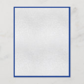 Budget royal blue bow bruiloft (Achterkant)