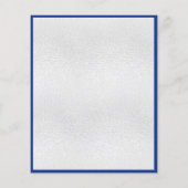 Budget royal blue bow bruiloft (Achterkant)