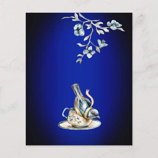 Budget Royal Blue  rustige high tea (Achterkant)