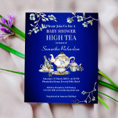 Budget Royal Blue  rustige high tea