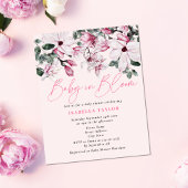 Budget Roze Bloemen Baby in Bloom Baby shower