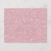 Budget Roze Bloemen Quinceanera Foto uitnodiging Flyer (Achterkant)