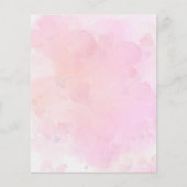 Budget Roze Bloemige Olifant Meisje 1e Verjaardag (Achterkant)