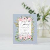 BUDGET Roze Blozende Bloemige Salie Groene Huweli (Staand voorkant)