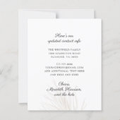 Budget Roze Boho Rozen Nieuw Adres Kaart (Achterkant)