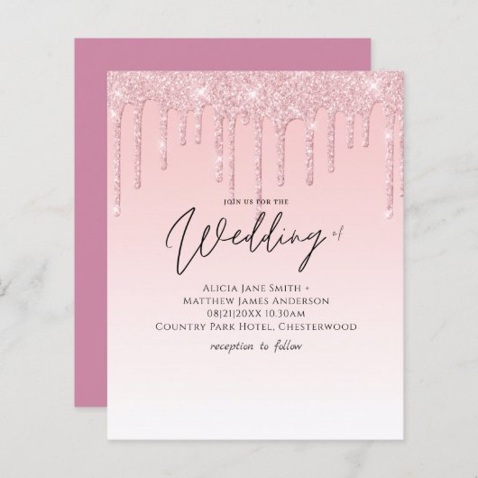 BUDGET Roze bruinbruin (Voorkant / Achterkant)