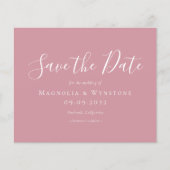 BUDGET roze bruinbruin bespaart de datum (Voorkant)