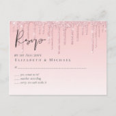 BUDGET Roze bruinbruin Briefkaart (Voorkant)