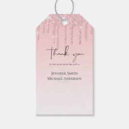 BUDGET Roze bruinbruin Cadeaulabel