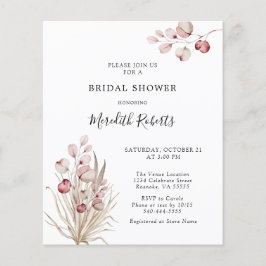 Budget roze Eucalyptus Palm Vrijgezellenfeest Uitn