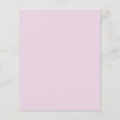 Budget Roze Eucalyptus Trouwuitnodiging (Achterkant)