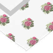 Budget roze Floral Wedding Table Runner Korte Tafelloper (Hoek)