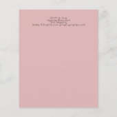 BUDGET Roze Glitter Eenhoorn Meisjes Verjaardagsui (Achterkant)