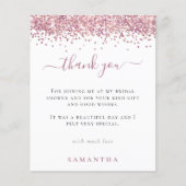 Budget Roze Glitter Foto Vrijgezellenfeest Harteli (Voorkant)