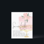 Budget Roze Gold Birthday Cake 70th Party Invite<br><div class="desc">Een alternatief voor een budget van 4, 5 x 5, 6-inch halfglanzend gewicht van 110 lbs, dat even dik is als een briefkaart (maar niet geschikt om als briefkaart te worden gebruikt). GEEF NOTA ER ÉÉN UITnodiging per blad is. Budget Pink Gold Birthday Cake 70th Party Invite.. De kopbal Seventieth...</div>