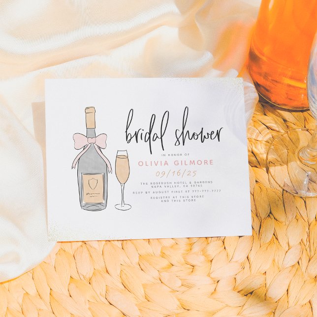 Budget Roze & Gold Champagne Bubble Vrijgezellenfe (Creator heeft geüpload)