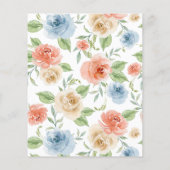 BUDGET Roze & Gold Lijst sparen de datum (Achterkant)