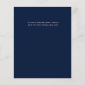 Budget Roze Goud Folie Look Geometrische Trouwdag (Achterkant)