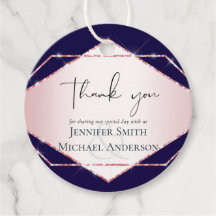 Budget Roze Goud Folie Look Geometrische Trouwdag