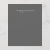 Budget Roze goud Glitter Folie Look Bruiloft (Achterkant)