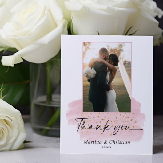 Budget roze gouden borstel bruiloft