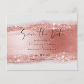 Budget Roze gouden glans folie uitzicht Trouw (Voorkant)