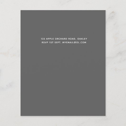 Budget Roze gouden glinster folie uitziende trouw- (Achterkant)