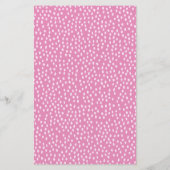 Budget Roze Kangaroo Baby Girl Uitnodiging (Achterkant)