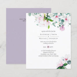 BUDGET Roze Magnolia's Eucalyptus Lavendel Bruilof