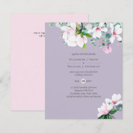 BUDGET Roze Magnolias Eucalyptus Lavender Weddensc