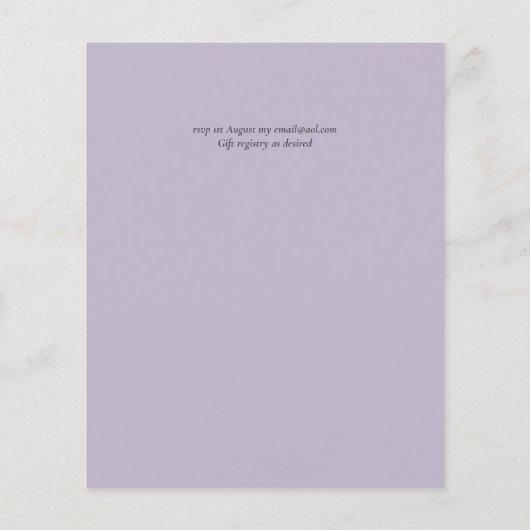 BUDGET Roze Magnolias Eucalyptus Lavender Weddensc (Achterkant)