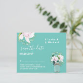 BUDGET Roze Magnolias Floral redt de data (Staand voorkant)
