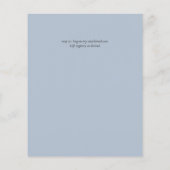 BUDGET Roze Magnolias Sage Eucalyptus Blue Weddens (Achterkant)