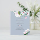 BUDGET Roze Magnolias Sage Eucalyptus Blue Weddens (Staand voorkant)