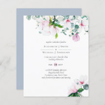 BUDGET Roze Magnolia's Salie Eucalyptus Blauwe Tro