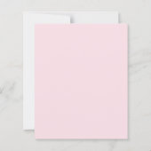 Budget Roze olifant Baby shower Hartelijk dank (Achterkant)