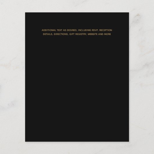 Budget Roze Pioen Huwelijk All-in-1 Flyer (Achterkant)