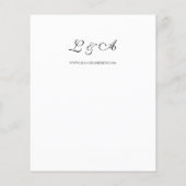 Budget Roze & Plum Tropical Floral White 1 Weddens (Achterkant)