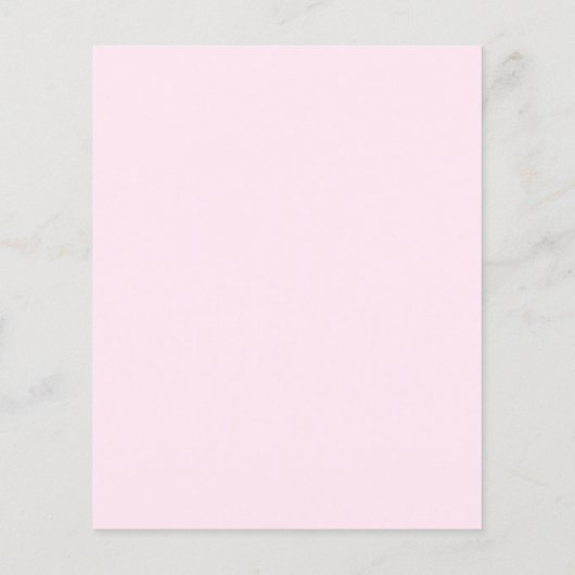 Budget Roze Pompoen Herfst Baby shower Invitation (Achterkant)