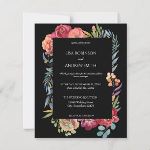Budget Roze & Pruim Tropisch Bloemstuk V1 Trouwen