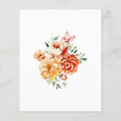 Budget Roze & Rode krans 2e verjaardag uitnodiging (Achterkant)