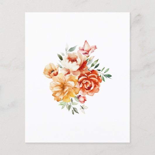 Budget Roze & Rode krans 2e verjaardag uitnodiging (Achterkant)