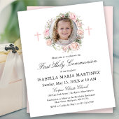 Budget Roze Roos Foto Bloemen Eerste Heilige Commu