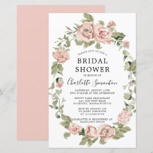 Budget Roze Rose Floral Bridal Shower